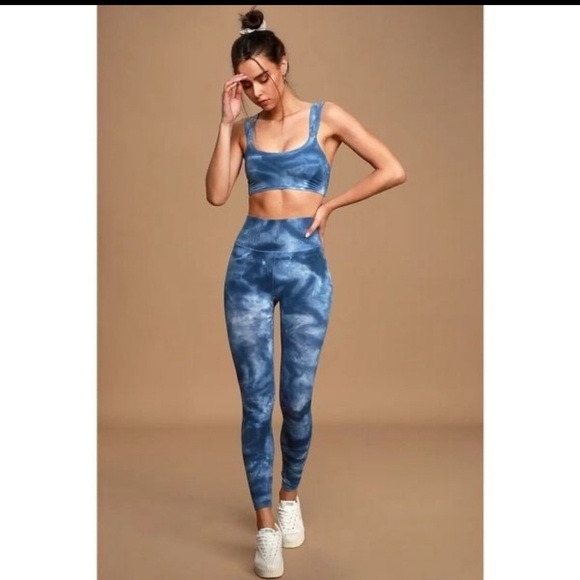 Free People Pants - Free People Good Karma 7/8 Leggings Tie Dye